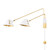 Hudson Valley - KBS1752102-AGB/SWH - Two Light Wall Sconce - Split - Aged Brass/Soft White