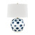 Hudson Valley - L1448-WH/BD - One Light Table Lamp - Blue Point - White