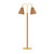 Hudson Valley - L2168-AGB - Two Light Floor Lamp - Ruthin - Aged Brass