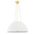 Hudson Valley - MDS1101-AGB/WP - Four Light Pendant - Chiswick - Aged Brass