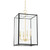 Hudson Valley - MDS1201-AGB/DBL - Four Light Lantern - Chaselton - Aged Brass
