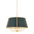 Hudson Valley - MDS121-AGB/SSG - Six Light Chandelier - Cambridge - Aged Brass