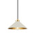 Hudson Valley - MDS1401-AGB/OW - One Light Pendant - Clivedon - Aged Brass