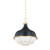 Hudson Valley - MDS1502-AGB/DBL - One Light Pendant - Holkham - Aged Brass