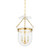 Hudson Valley - MDS1601-AGB - Three Light Lantern - Rousham - Aged Brass