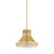 Hudson Valley - MDS2404-AGB - One Light Pendant - Highclere - Aged Brass