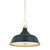 Hudson Valley - MDS300L-AGB/SSG - Four Light Pendant - Painted No. 1 - Aged Brass