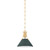 Hudson Valley - MDS351-AGB/SSG - One Light Pendant - Painted No. 2 - Aged Brass