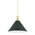Hudson Valley - MDS352L-AGB/SSG - One Light Pendant - Painted No. 2 - Aged Brass