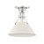 Hudson Valley - MDS353-PN/OW - One Light Semi Flush Mount - Painted No. 2 - Polished Nickel