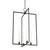 Hudson Valley - MDS422-AI - Four Light Lantern - Middleborough - Aged Iron