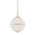 Hudson Valley - MDS800-AGB - One Light Pendant - Sphere No. 3 - Aged Brass