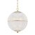 Hudson Valley - MDS801-AGB - One Light Pendant - Sphere No. 3 - Aged Brass