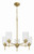 Claire Five Light Chandelier (60525-SB)