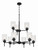 Craftmade - 60529-FB - Nine Light Chandelier - Claire - Flat Black