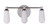 Riggs Three Light Vanity (13122BNKPLN3)