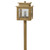 Northeast Lantern - 8909-AB-G4-CSG - One Light Path - Hawthorne - Antique Brass