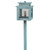 Northeast Lantern - 8909-VG-G4-CLR - One Light Path - Hawthorne - Verdi Gris
