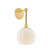 Mitzi - H1040101-AGB - One Light Wall Sconce - Abbie - Aged Brass