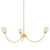Mitzi - H1051803-AGB - LED Chandelier - Natasha - Aged Brass