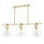 Mitzi - H162903-AGB - Three Light Linear - Karin - Aged Brass