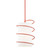 Mitzi - H237701S-PK - One Light Pendant - Carly - Pink