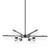 Mitzi - H326806-SBK - Six Light Chandelier - Ariel - Soft Black