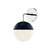Mitzi - H344101-PN/BK - One Light Wall Sconce - Renee - Polished Nickel/Black