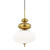 Mitzi - H347701-AGB - One Light Pendant - Elsie - Aged Brass