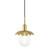 Mitzi - H353701-AGB - One Light Pendant - Alyssa - Aged Brass