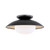 Mitzi - H368601M-BLK/GL - One Light Semi Flush Mount - Cadence - Black