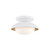Mitzi - H368601S-WH/GL - LED Semi Flush Mount - Cadence - White