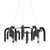 Mitzi - H382820-PN/BK - 20 Light Chandelier - Whit - Polished Nickel