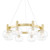 Mitzi - H403808-AGB - Eight Light Chandelier - Harlow - Aged Brass