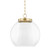 Mitzi - H457701L-AGB - One Light Pendant - Sasha - Aged Brass