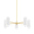 Mitzi - H484810-AGB/SWH - Ten Light Chandelier - Kira - Aged Brass/Soft White Combo