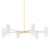 Mitzi - H484812-AGB/SWH - 12 Light Chandelier - Kira - Aged Brass/Soft White Combo