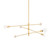 Mitzi - H491803-AGB - Three Light Chandelier - Slater - Aged Brass
