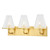Mitzi - H495303-AGB - Three Light Bath and Vanity - Irene - Aged Brass