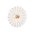 Mitzi - H499101-AGB/CCR - One Light Flush Mount - Tinsley - Aged Brass
