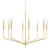 Mitzi - H516808-AGB - Eight Light Chandelier - Bailey - Aged Brass