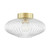 Mitzi - H537501-AGB - One Light Flush Mount - Reba - Aged Brass