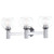 Mitzi - H543303-PC - Three Light Bath and Vanity - Leslie - Polished Chrome