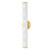 Mitzi - H631306-AGB/TWH - Six Light Bath and Vanity - Penny - Aged Brass/Textured White