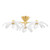 Mitzi - H698603-AGB/TWH - Three Light Semi Flush Mount - Twiggy - Aged Brass