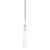 Mitzi - H701701S-AGB - One Light Pendant - Nyah - Aged Brass