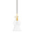 Mitzi - H702701S-AGB - One Light Pendant - Mirabel - Aged Brass