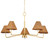 Mitzi - H704805-AGB - Five Light Chandelier - Issa - Aged Brass