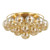 Mitzi - H711506-AGB - Six Light Flush Mount - Mimi - Aged Brass