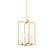 Mitzi - H731704S-VGL - Four Light Lantern - Adelaide - Vintage Gold Leaf